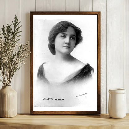 Vintage Portrait of Notable Early 20th Century Woman
