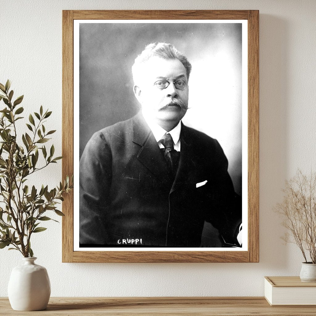 Elegant Early 20th Century Portrait of Cruppi