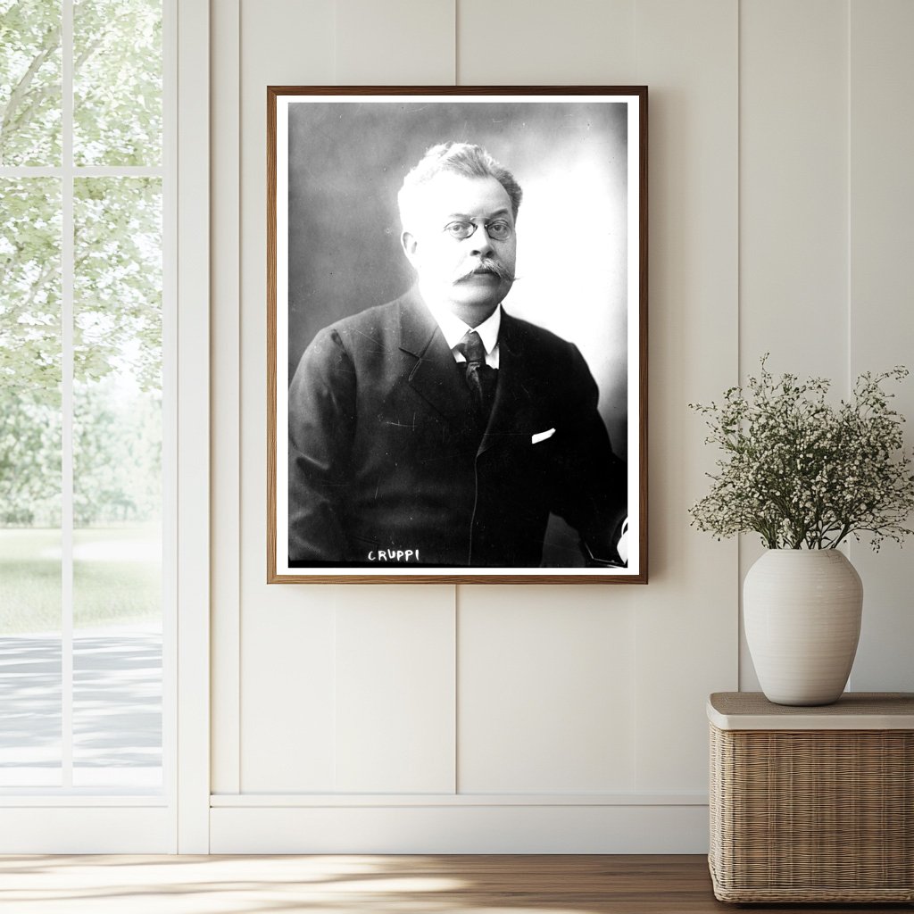 Elegant Early 20th Century Portrait of Cruppi