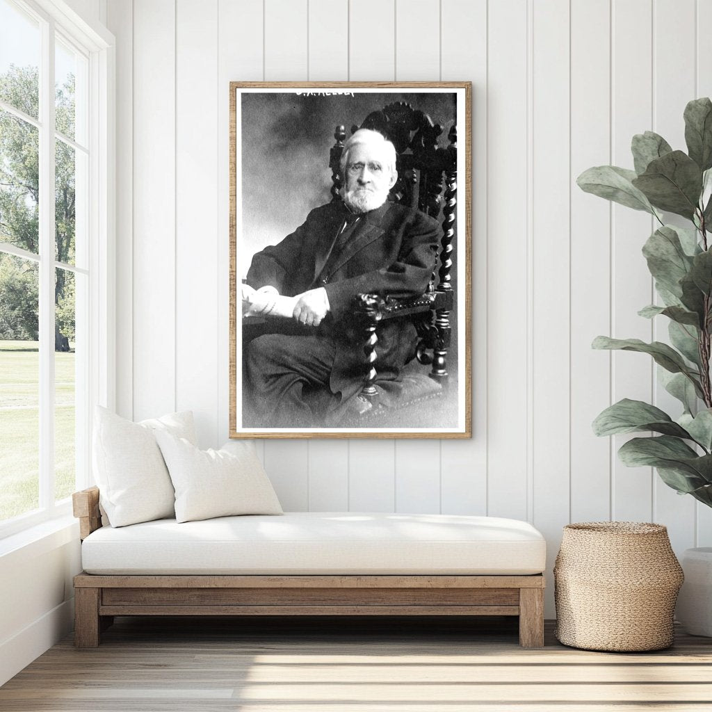 Portrait of a Business Visionary in Profile