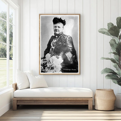 Elegant Portrait of Hollands Royal Dowager Queen