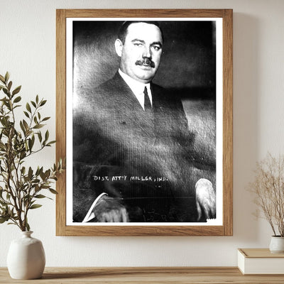 Historic Portrait of District Attorney from Indiana