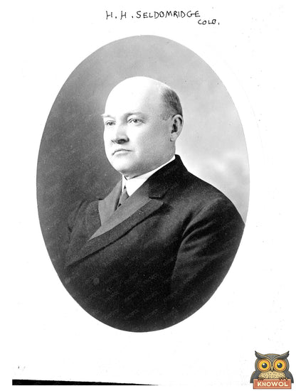 Portrait of Influential Colorado Leader H.H. Seldomridge