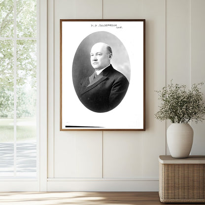 Portrait of Influential Colorado Leader H.H. Seldomridge
