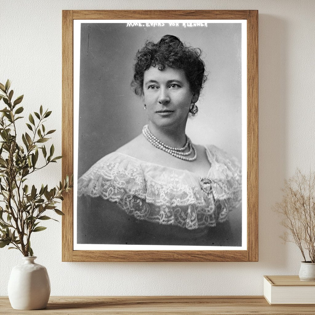 Elegant Portrait of a 20th Century Society Matron
