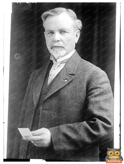 Iconic Portrait of Early 20th Century Political Leader