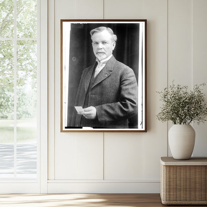 Iconic Portrait of Early 20th Century Political Leader