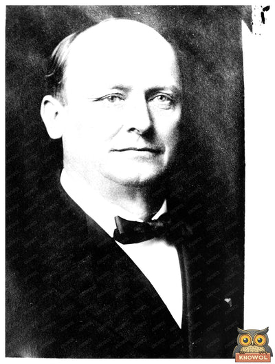 Historic Portrait of Early 20th Century Nebraska Governor