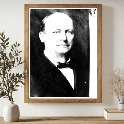 Historic Portrait of Early 20th Century Nebraska Governor