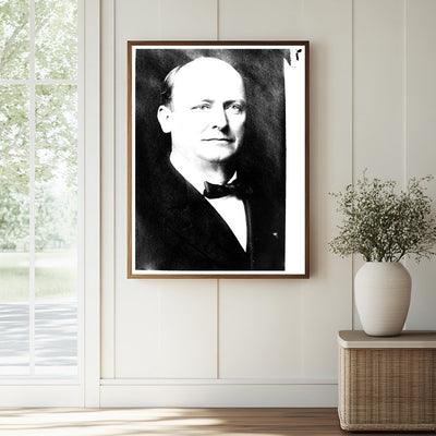 Historic Portrait of Early 20th Century Nebraska Governor
