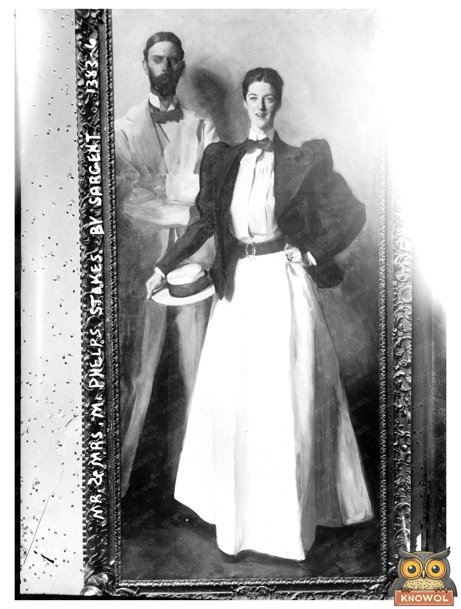 Elegant Portrait of Mr. & Mrs. M. Phelps Stokes