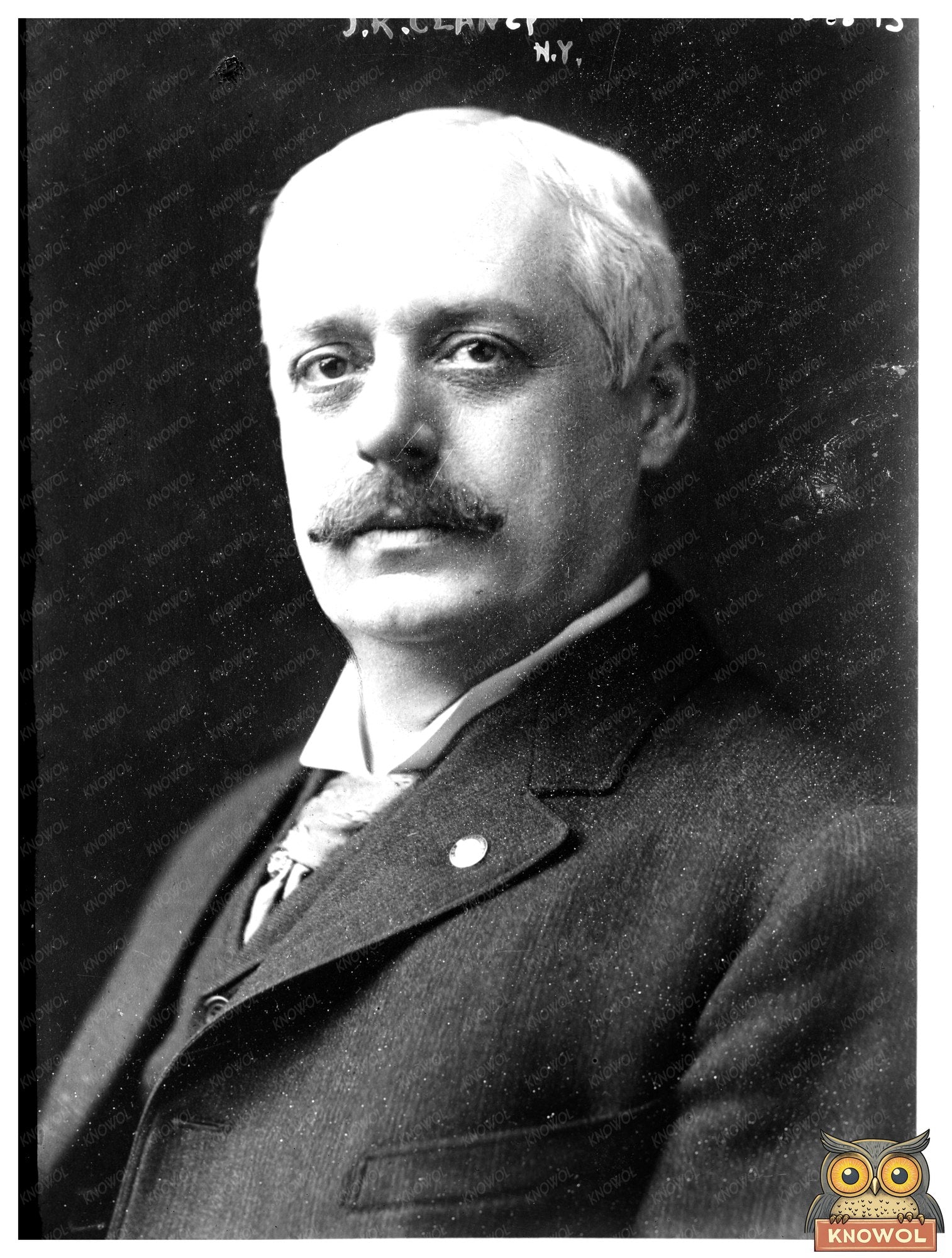 Vintage Portrait of an Influential New York Figure
