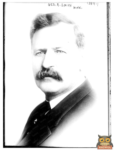 Vintage Glass Negative of Minnesota Local Portrait