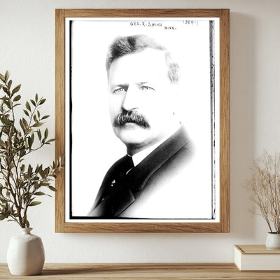 Vintage Glass Negative of Minnesota Local Portrait