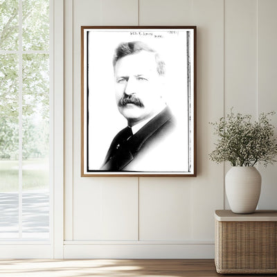 Vintage Glass Negative of Minnesota Local Portrait