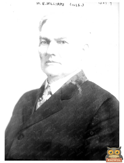 Vintage Portrait of W.E. Williams from Illinois