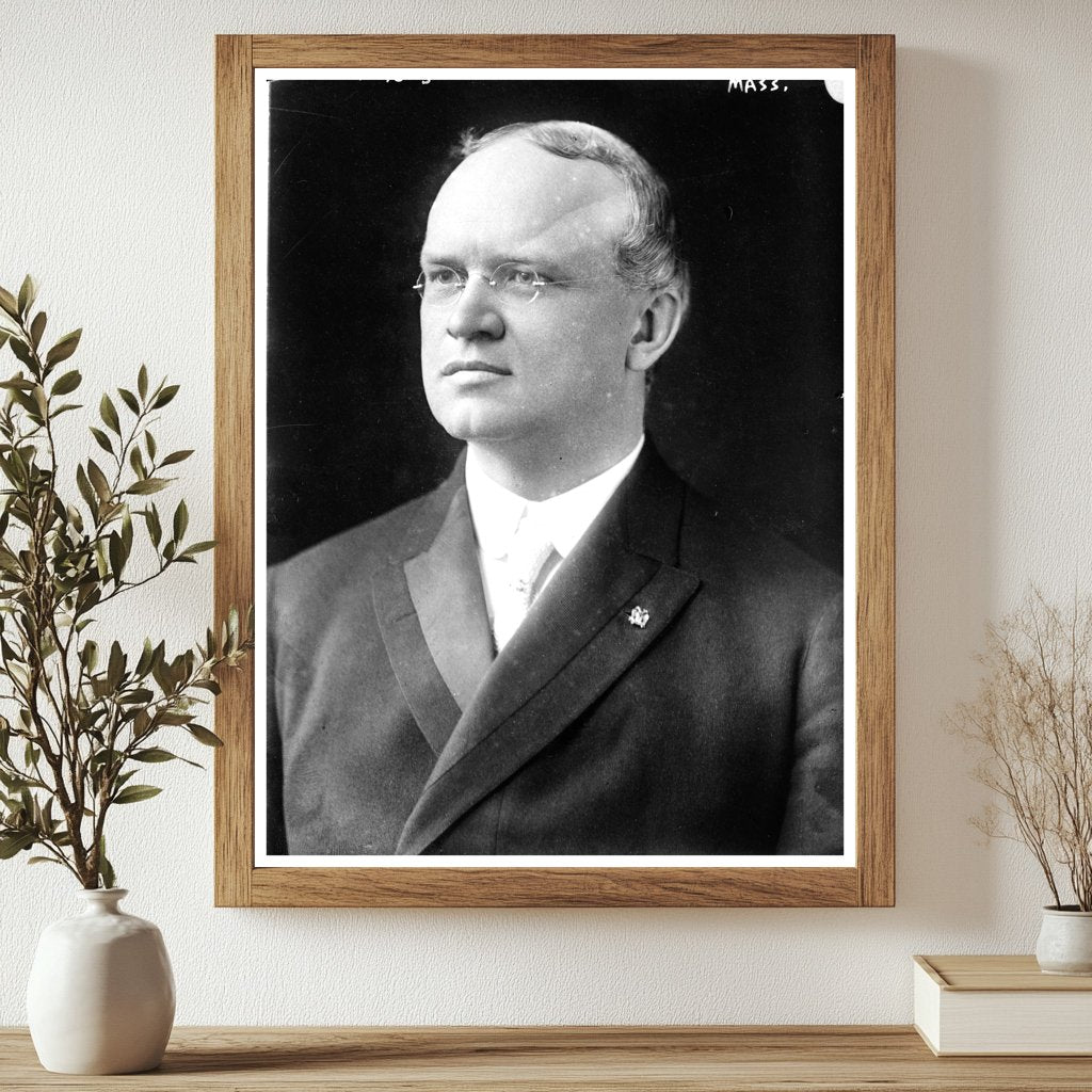 Historic Portrait of Notable Massachusetts Politician