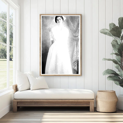 Graceful Vintage Portrait of Miss Snodgrass