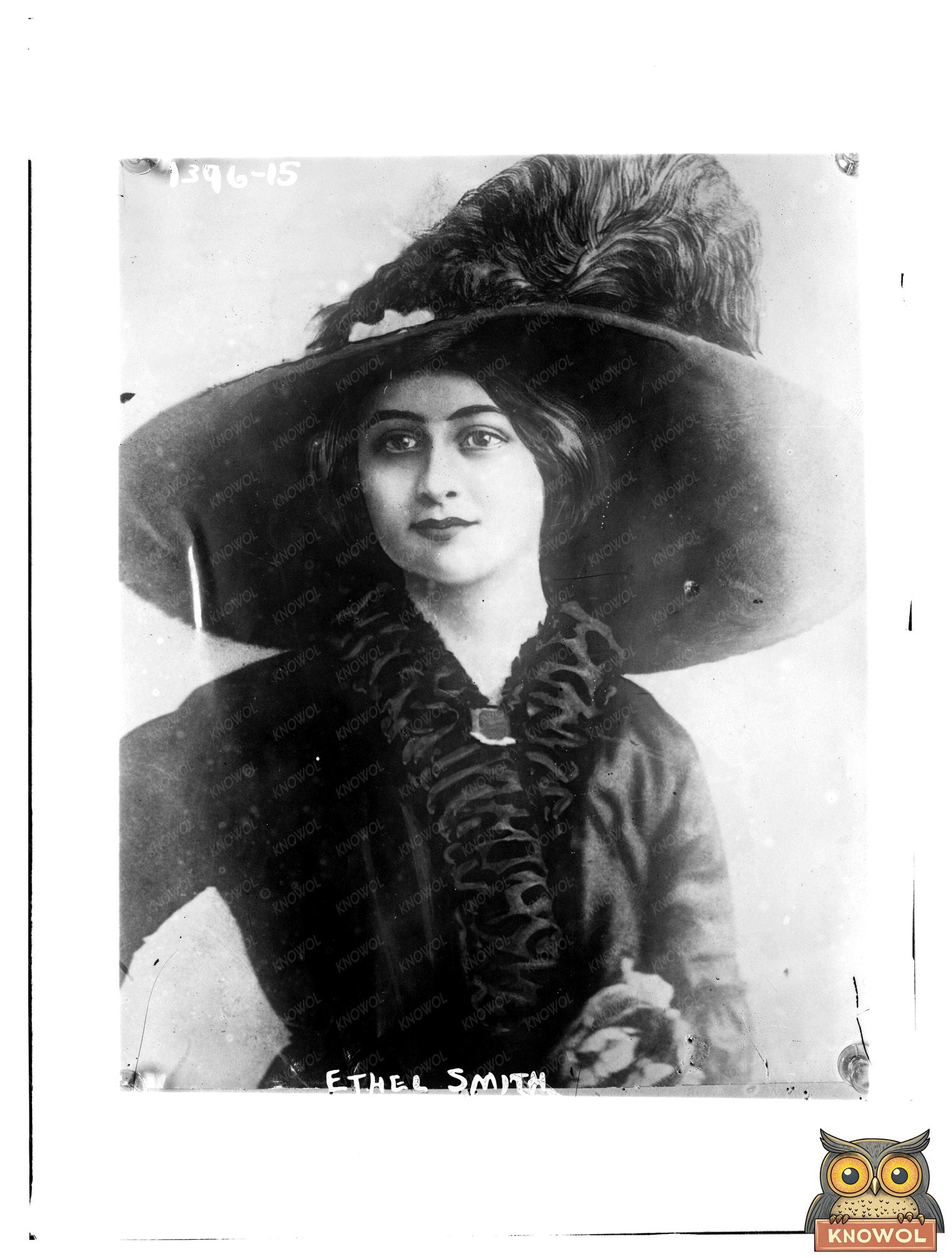 Elegant Portrait of an Iconic Early 20th Century Woman