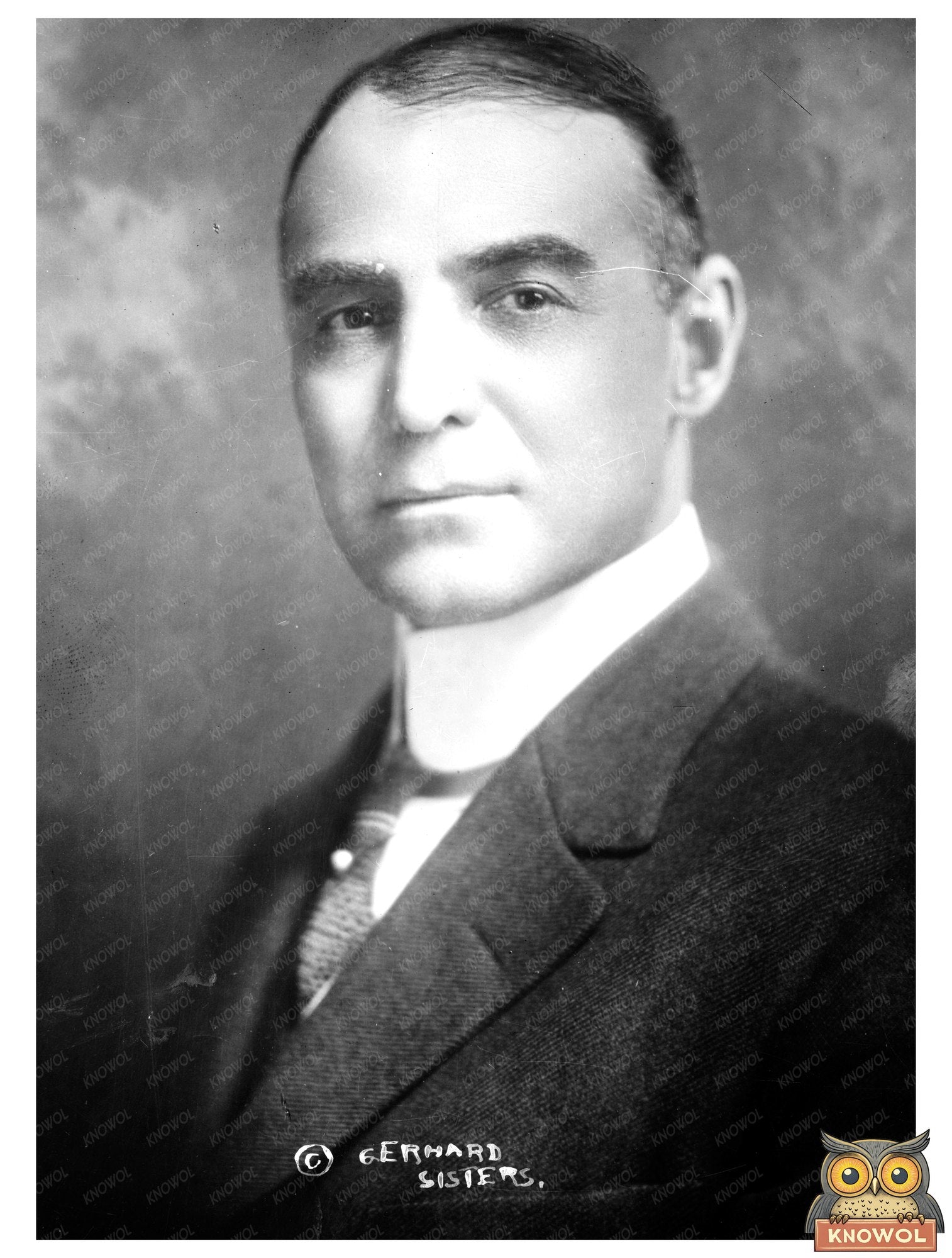 Early 20th Century Business Visionary Portrait