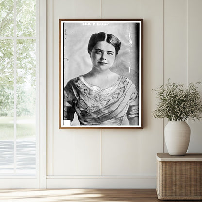 Vintage Portrait of Early 20th Century Elegance