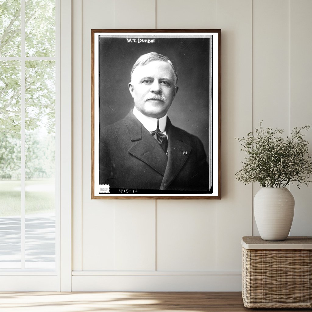 Early 20th Century Portrait of W.T. Durbin