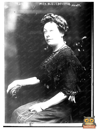 Elegant Pioneer Woman of Early 20th Century Montana