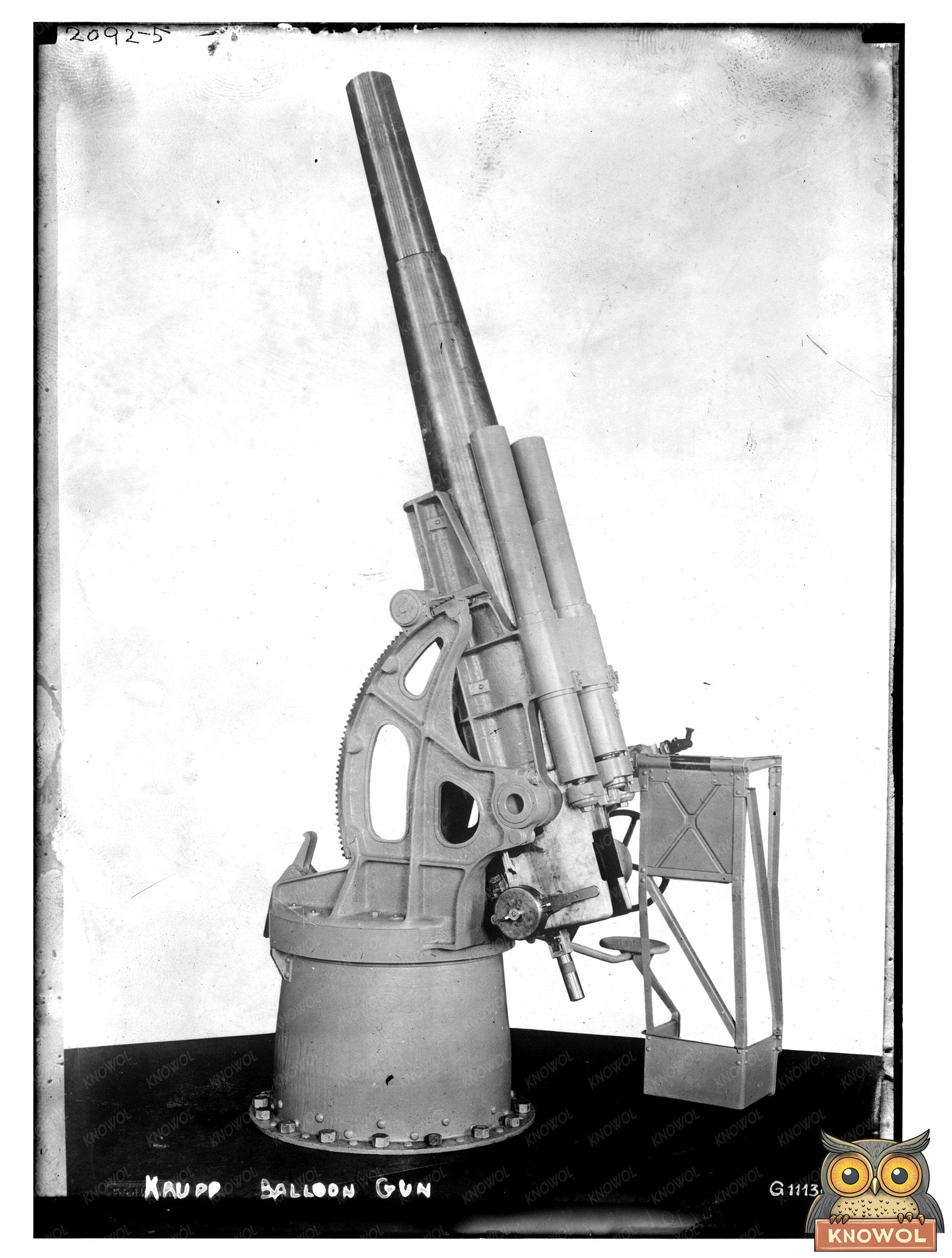 Early 20th Century Krupp Balloon Gun Masterpiece