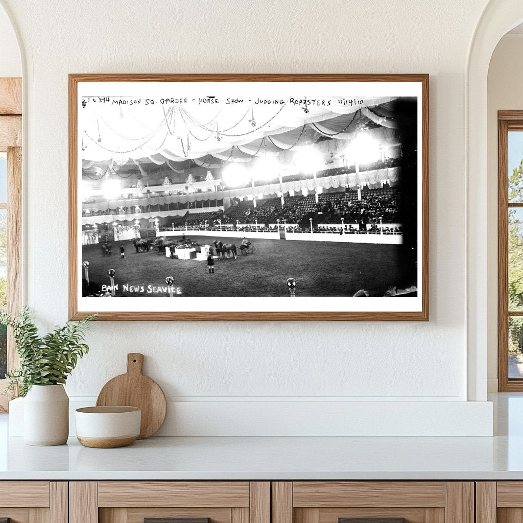 1910 Madison Square Garden Horse Show Judging Moment