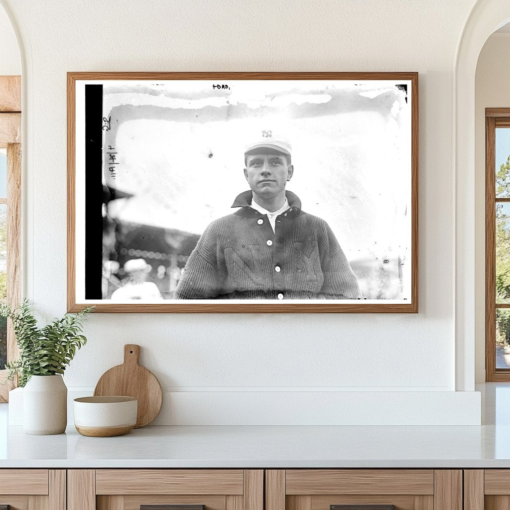 Vintage 1911 New York Yankees Baseball Star Portrait