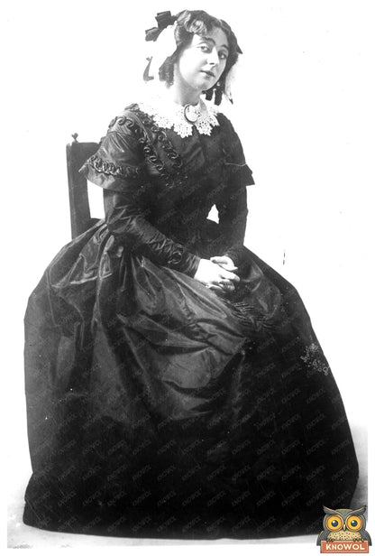 Georgiana Vesey: 1911 Theatrical Elegance Captured