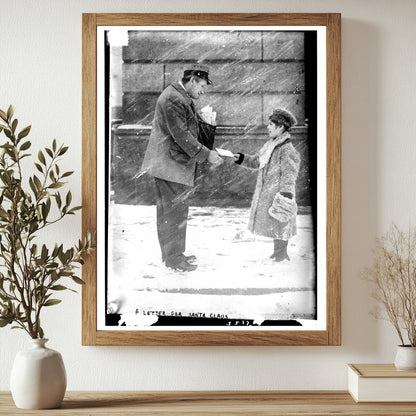 1910s Children Writing Heartfelt Letters to Santa