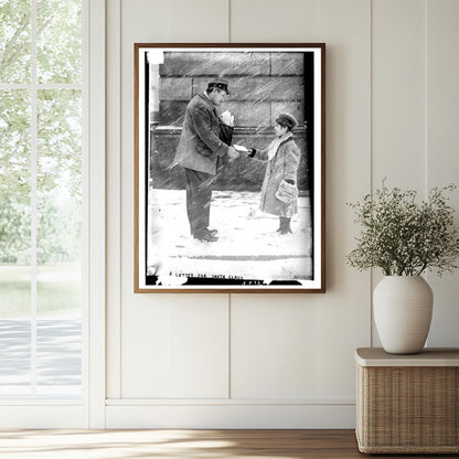 1910s Children Writing Heartfelt Letters to Santa