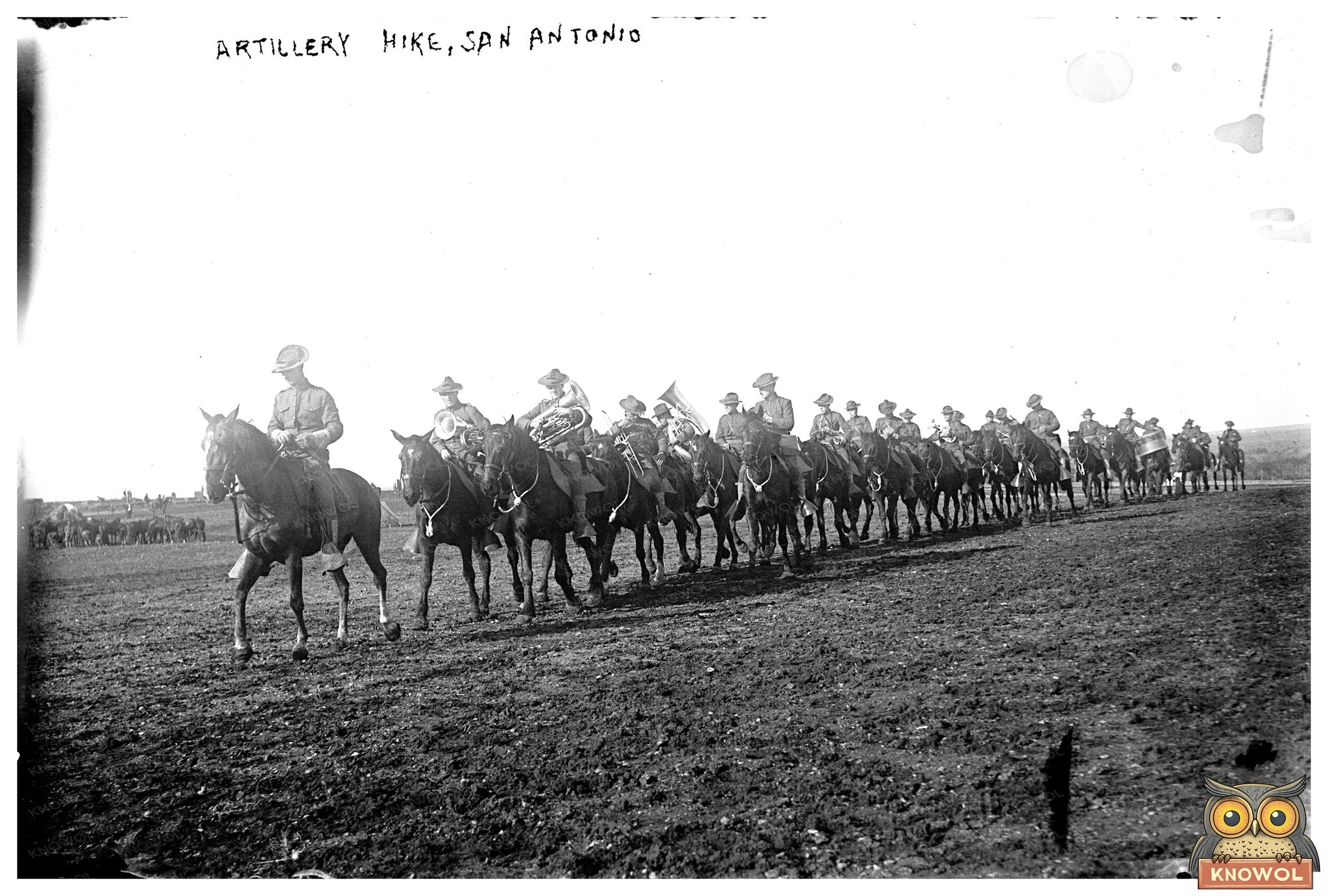 Historic Artillery Troop March in San Antonio, 1910s