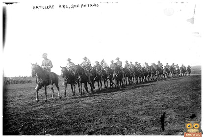 Historic Artillery Troop March in San Antonio, 1910s