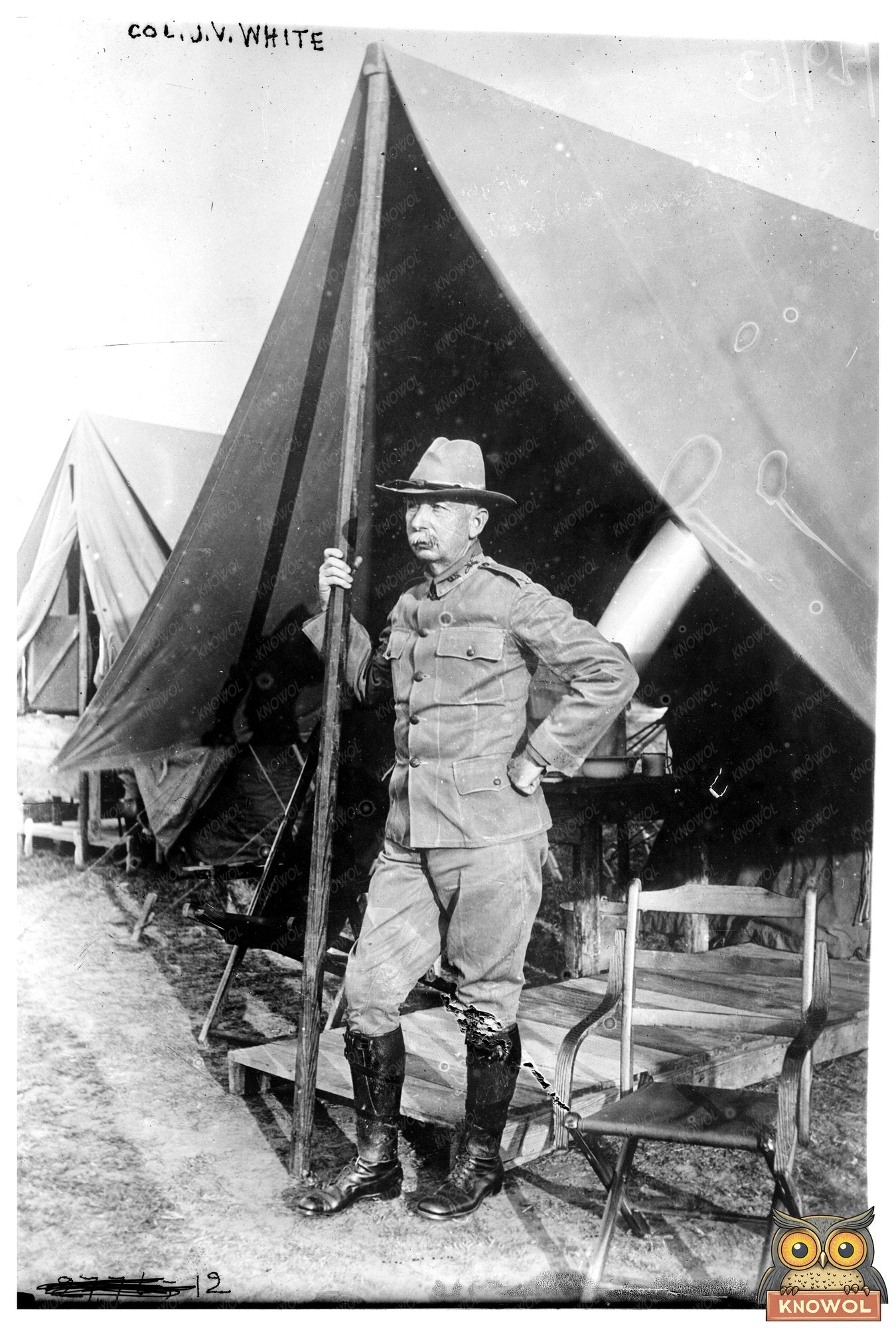 1913 Portrait of a Distinguished Military Colonel
