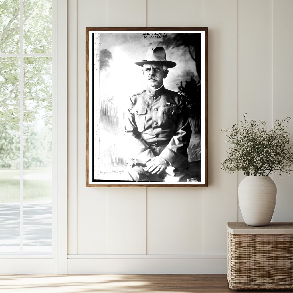 General A.L. Mills Commanding in Historic Galveston