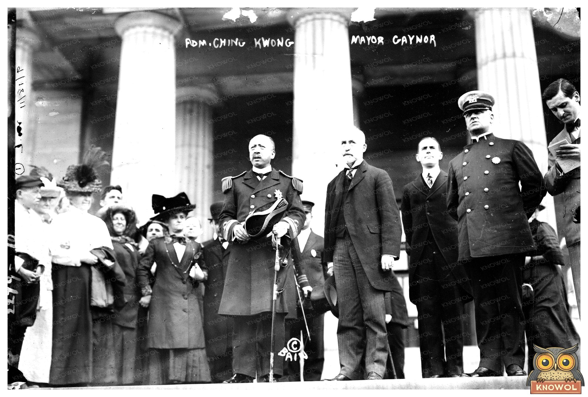 Historic 1911 Meeting: Admiral Ching Kwong & NYC Mayor