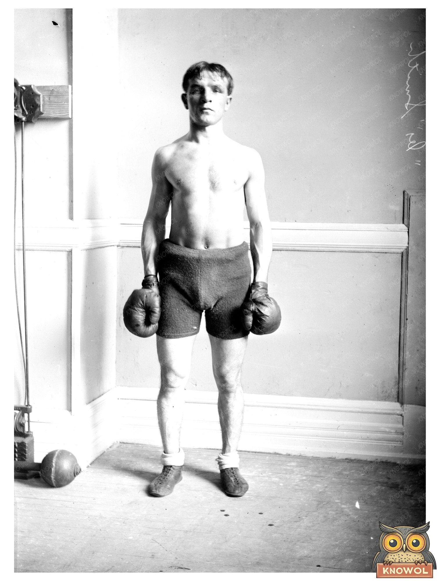 Historic Boxer Captured in 1910s Ring Action