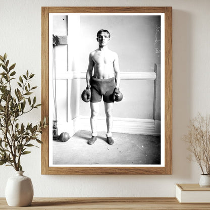 Historic Boxer Captured in 1910s Ring Action