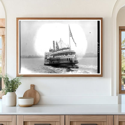 Historic 1911 Boat Journey to Hoboken, NJ