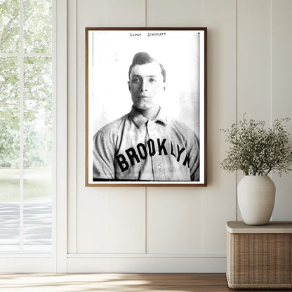 1906 Brooklyn Baseball Outfielder Strickletts Moment