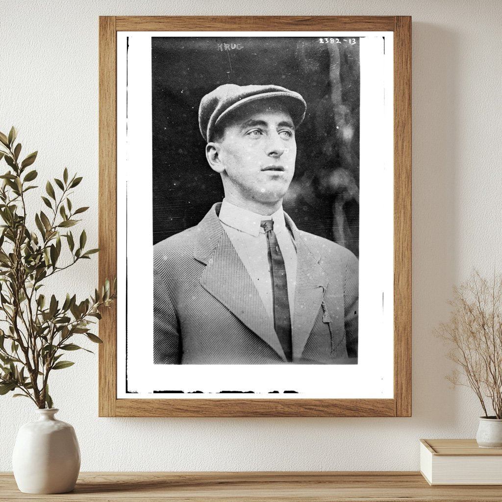 1912 Boston Red Sox Infielder Action Shot