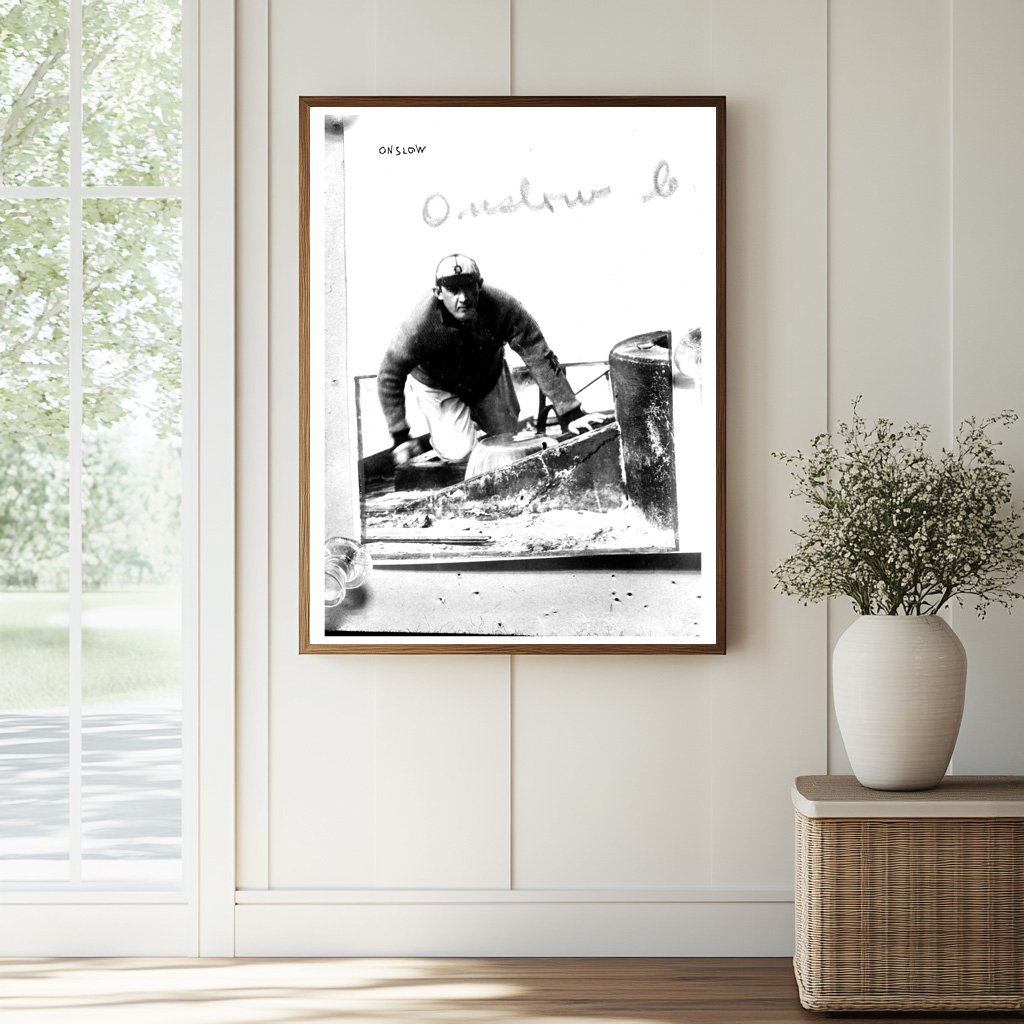 1912 Detroit Baseball Star: Jack Onslow Portrait