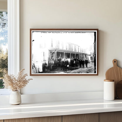 “Historic Strikers Rally at New York Mills Boarding House”