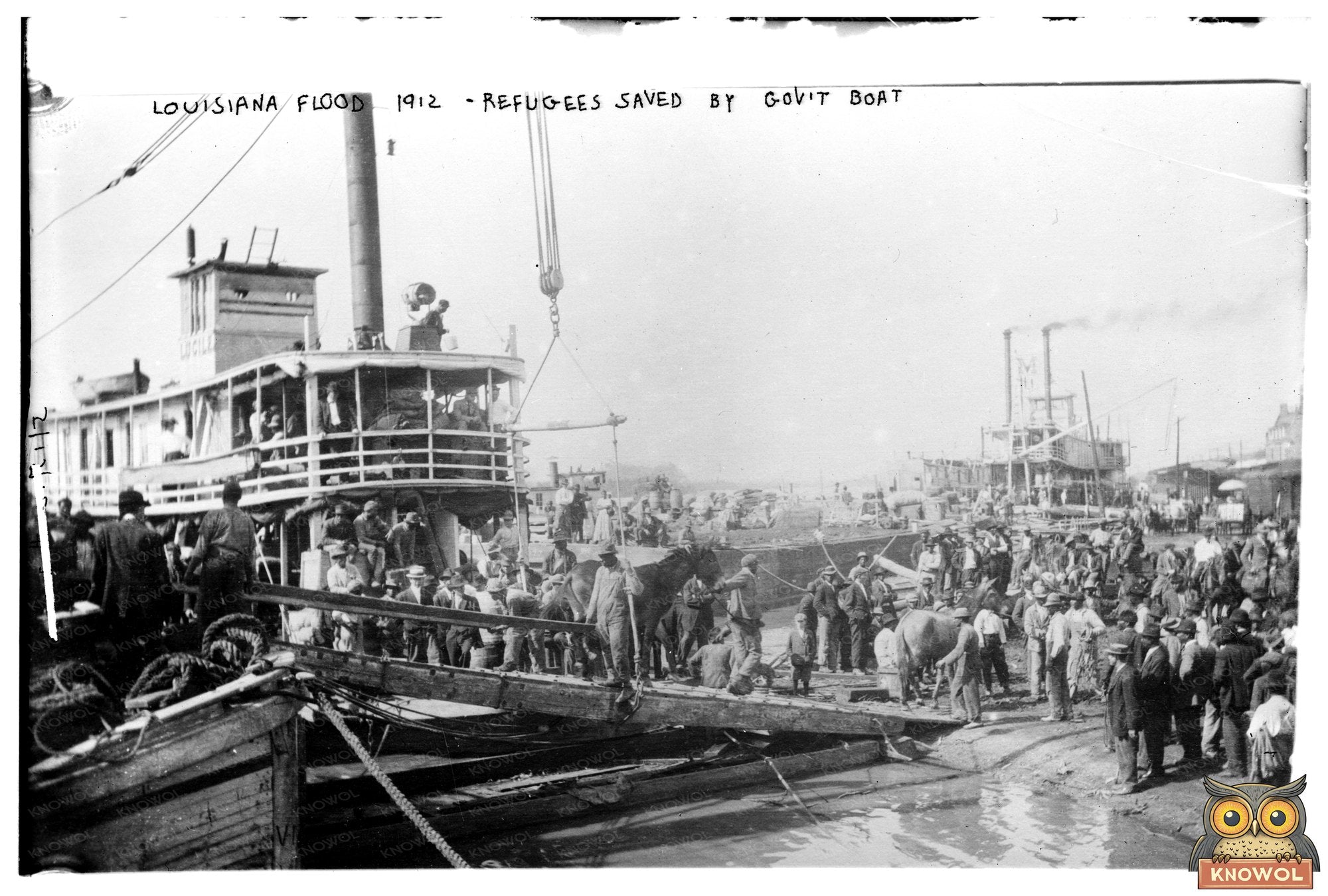 Heroic Rescues: Louisiana Flood Refugees 1912