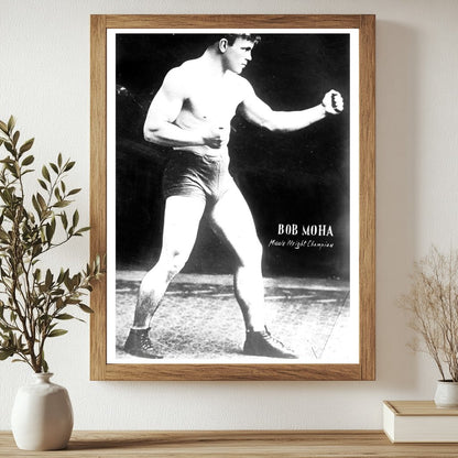 1920 Middleweight Champion Bob Moha in Action