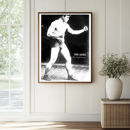 1920 Middleweight Champion Bob Moha in Action
