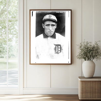 1910 Detroit Baseball Star: Owen Donie Bush Portrait