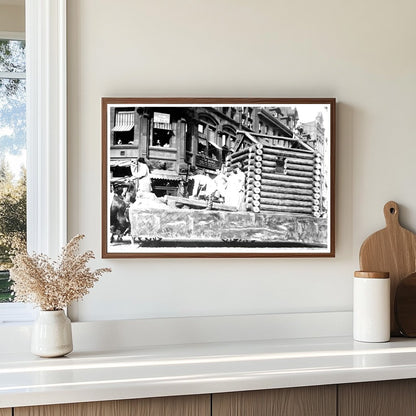 Rochester Centennial: Historic First Log Cabin